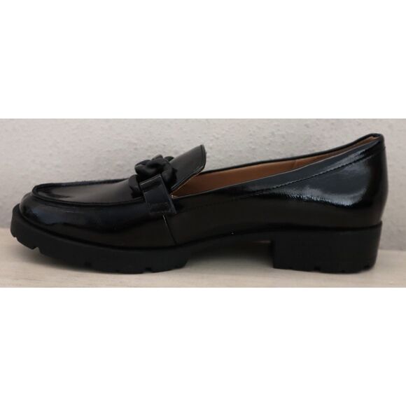 LifeStride I9420S1002 Women's Sz 7.5M Black Patent Leather London 2 Loafers - Picture 8 of 12